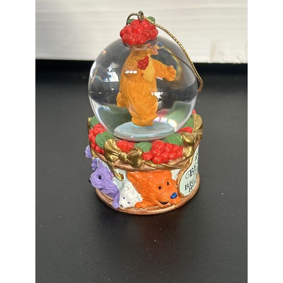 Bear in the Big Blue House Mini Snow Globe Christmas Ornament Jim Henson Disney - Picture 4 of 6